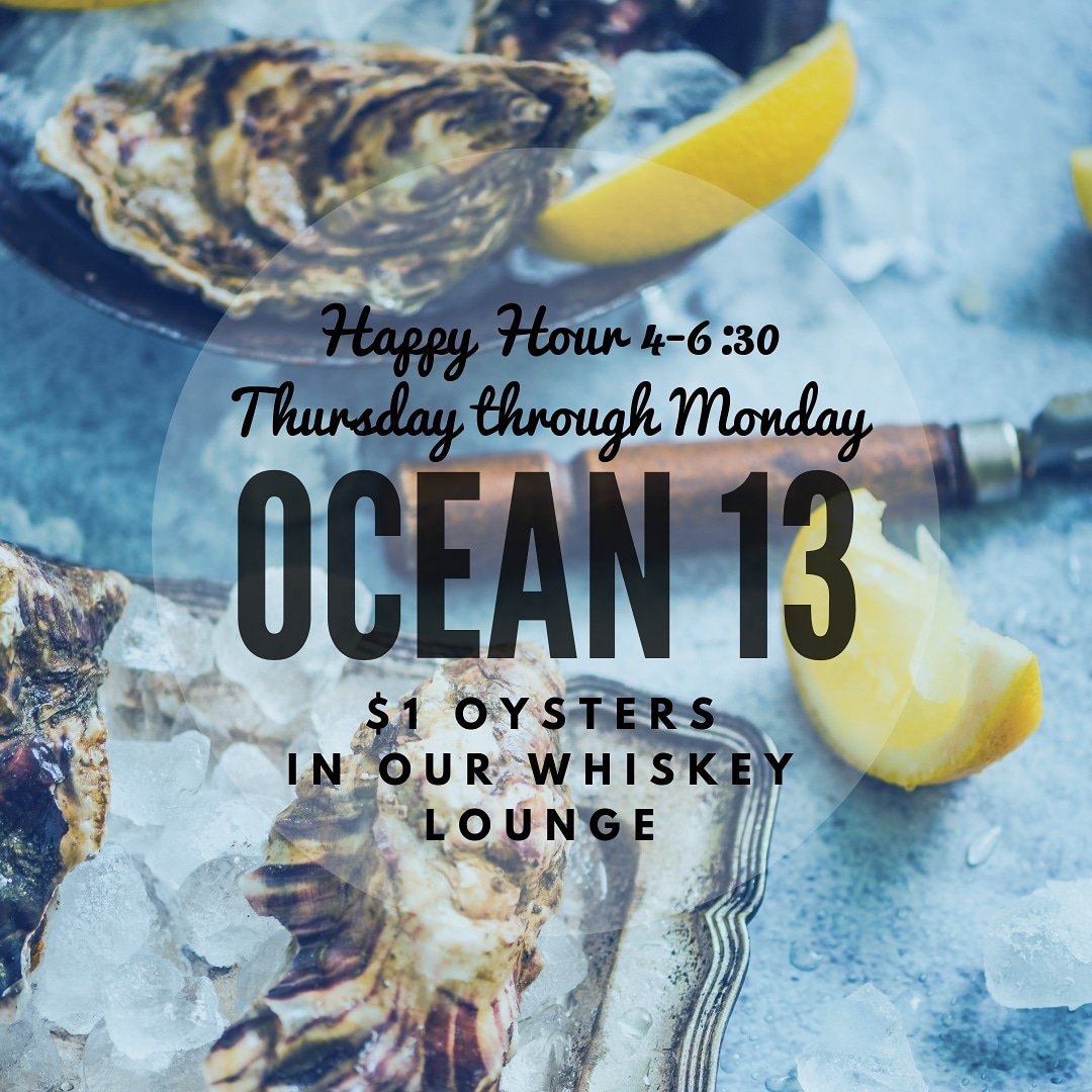 Ocean13ocmd's tweet photo. #ocean13ocmd #ocmd #Maryland #oceancity #livemusic #beach #seafood #steak #whiskeybar #cocktails #tikibar #fancy #secondseason #specials #happyhour #oysters https://t.co/hHu4deiFOa