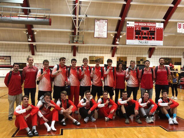 KimberlyBoysVB's tweet photo. FVA Champions‼️🏆🏐‼️ 10-0 in FVA (34-3 overall)! First title since 2007. 3rd overall. Let’s go! #FVA #BoysVolleyball #Papermakers #Champions https://t.co/PRkeypWGm9