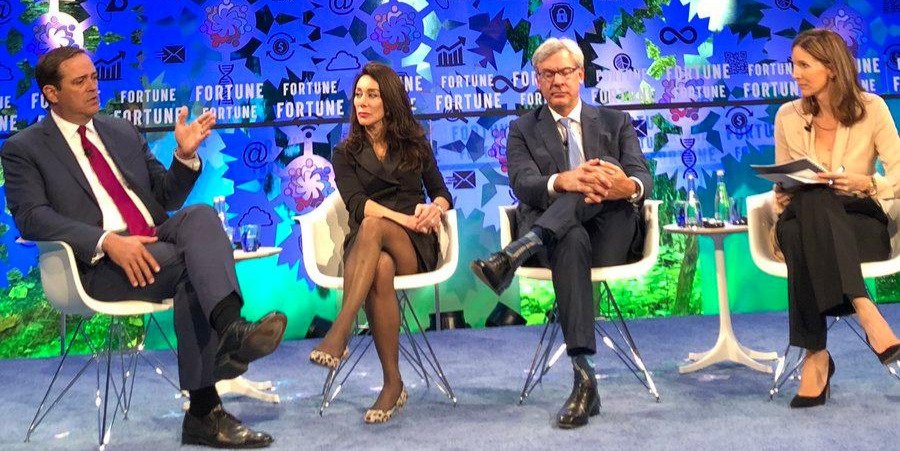 Cisco's tweet photo. "If we can get people connected, they have an opportunity to participate." @ChuckRobbins talks about corporate social responsibility, diversity and digital disruption at #FortuneGlobalForum https://t.co/KXJXJzRyJf https://t.co/8k81990U1R