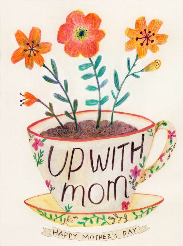 pandajuncoco's tweet photo. Mother’s Day card-“Up with mom”. This is my first hand painted illustration work. I still feel something missing😮 do you have any suggestions??
.
初めて手描きでカードを作った
.
#greetingcard #surfacedesign #dotandflow #mothersday #upwithmom #illustration #design #flowers #teacup https://t.co/BB8qq2Cg3H