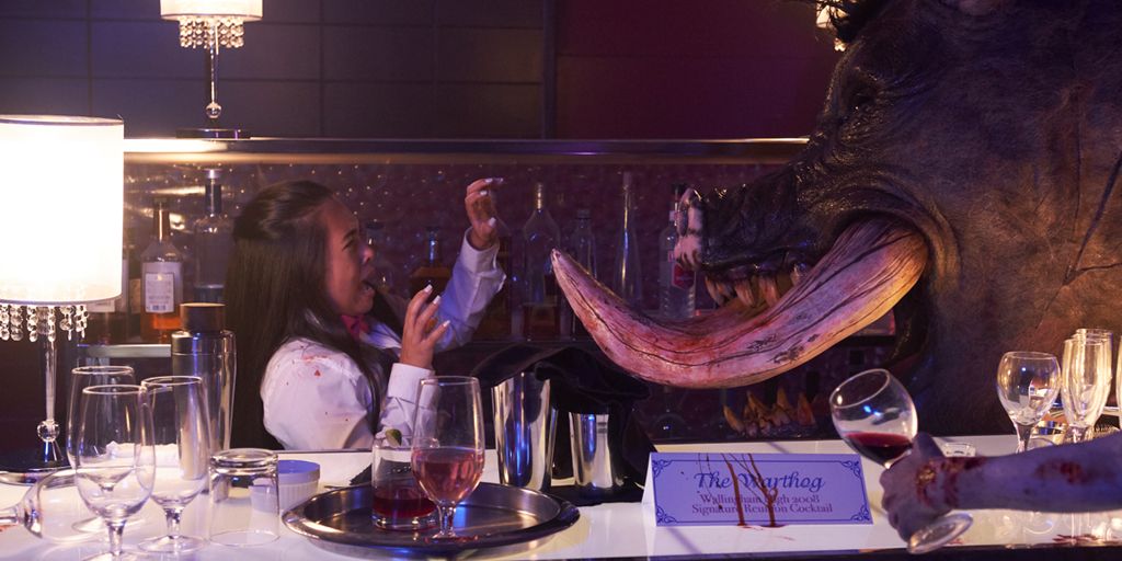 BlueIcePictures's tweet image. There's always one at every high school reunion... bad haircut, drinks too much, causes lots of mayhem. Watch KILLER HIGH. This Saturday, October 20 at 8 pm (NEW TIME!). Only on SYFY.

#KillerHigh
#31DaysOfHalloween