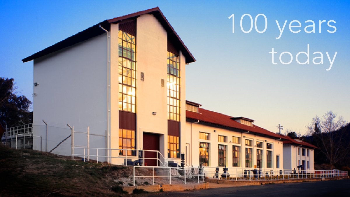 iconwater's tweet photo. Cotter Pump Station is one of the oldest buildings in Canberra still serving its original purpose. The pumps were first put to use 100 years ago today! #100Years #IconWater #Happy100thBirthday https://t.co/HzEf2gP7LX