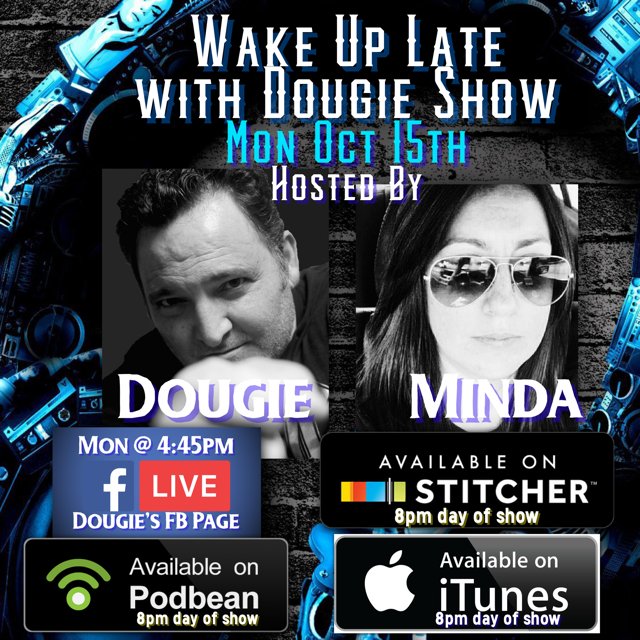 WakeUpDougie's tweet photo. #NewEpisode @DougieDangerous & @MindaIsAwesome #PulledTooth #ElizabethWarren #JamalKhashoggi #WeightLimit #Chips & #Nuts https://t.co/baTaxQs5LS https://t.co/kkA00NPzHq