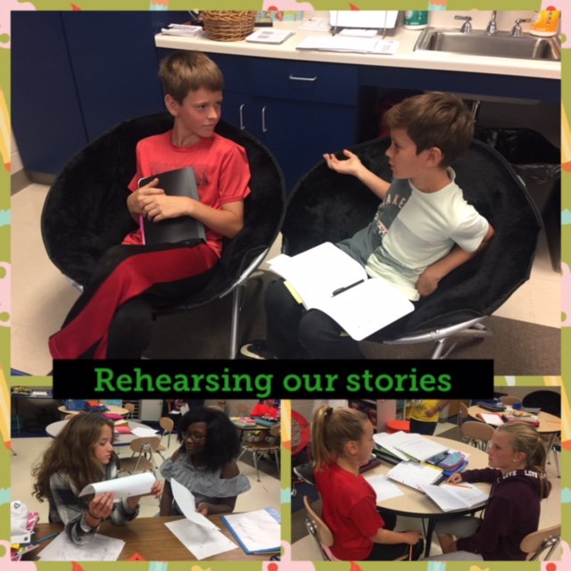 jgbluedevil's tweet photo. Working our way through the narrative writing process.  Rehearsal or writing in the air in action! @AldaneseJ #TCRWP https://t.co/TR0scfqB2W
