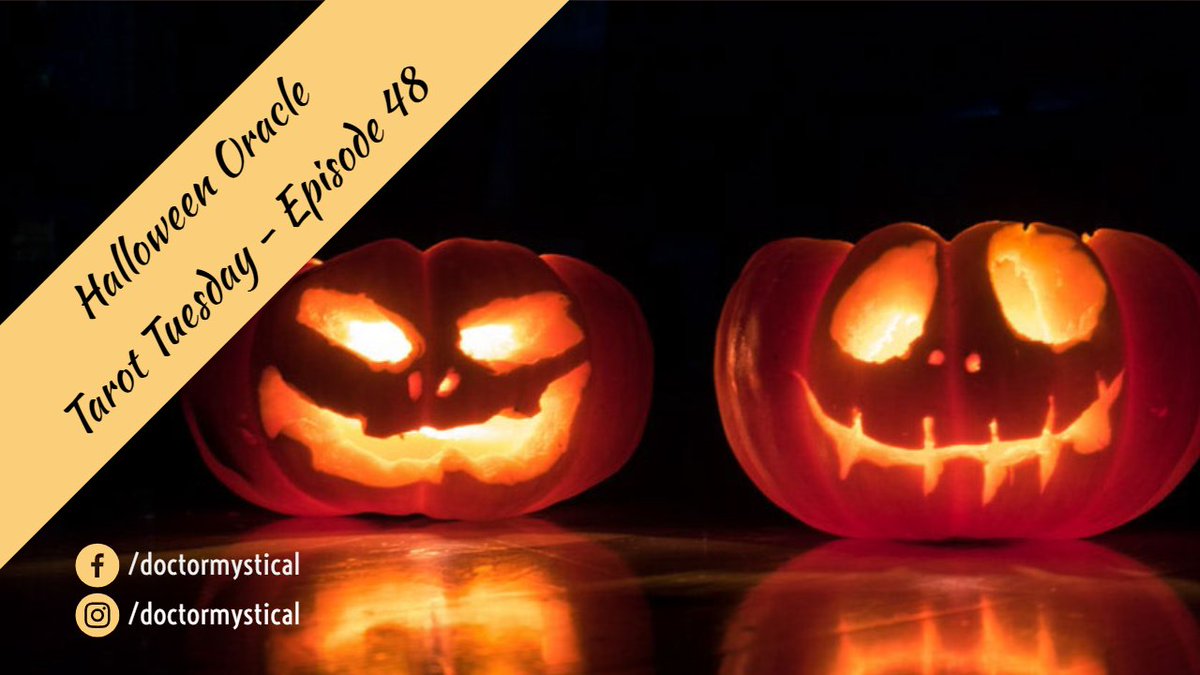 doctormystical's tweet image. Join me tomorrow (10/16) 9PM East for another #FacebookLive #TarotTuesday with #TheHalloweenOracle - facebook.com/doctormystical #tarot #tarotreading
