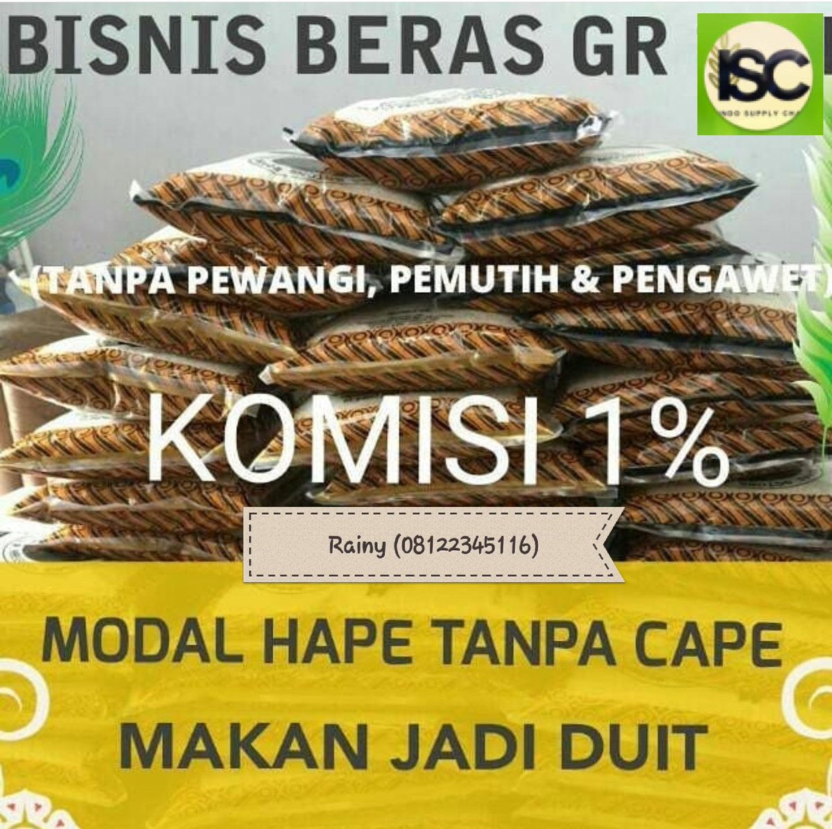 rainy_kh's tweet photo. Bisnis beras hanya dari HP saja.
PM untuk info lanjut yaa ...
#beraspremium
#bisnisMLM
#bisnisberas
#beras
#MLMberas
#berasMLM
#beliberas
#MLMListings https://t.co/PUuhr5THzd