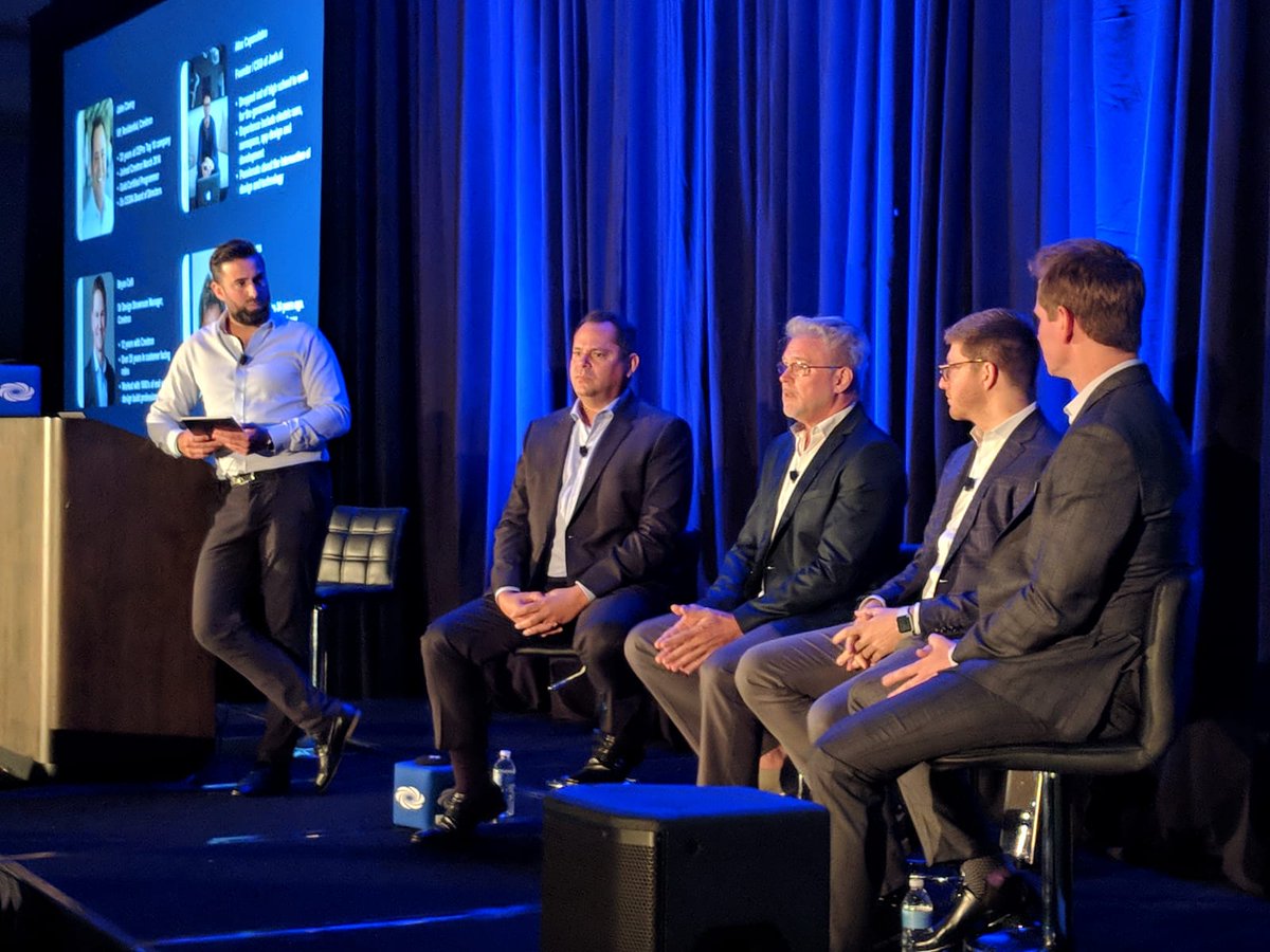 Crestron's tweet image. We've taken the Residential Summit to #Florida, and are winding down after a jam-packed day sharing product announcements, delivering best-practices during training sessions, taking questions during an informative panel, and networking with some of the best in the business!