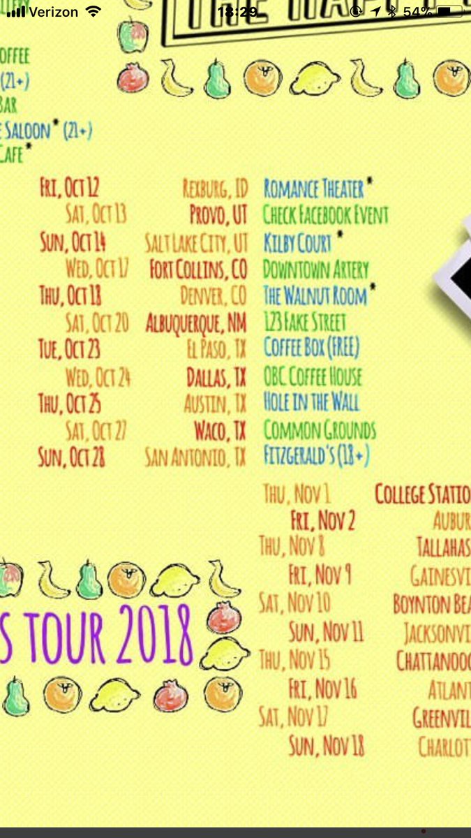olivia4_10's tweet photo. Ya ever just plan a 7 hour trip to see @TheHappyFits in waco. Yeah me too https://t.co/kHxuKVDFFO