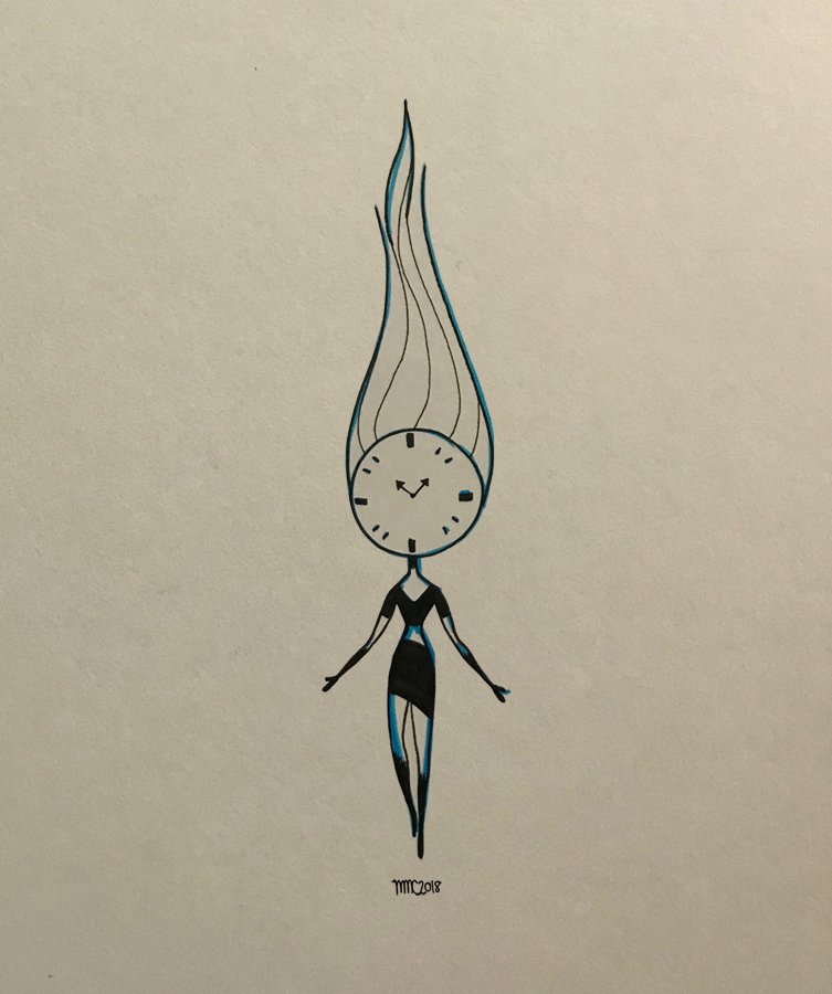 MMCedrati's tweet photo. Entry #15 for Inktober -> Clock lady 

#Inktober #inktoberday15 #Inktober2018 #drawing #illustration #dailydoodle #clock https://t.co/cTMpF6rYb1