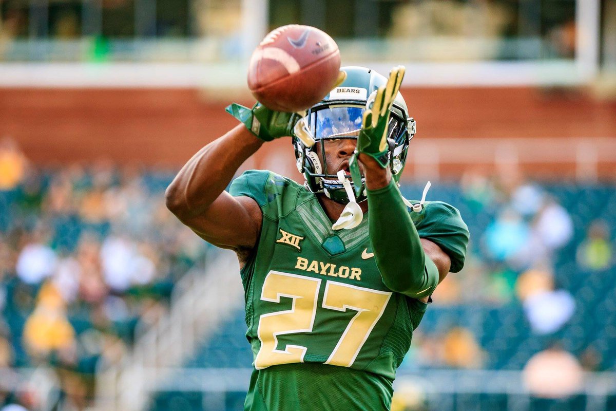 uRiSESports's tweet photo. Prayers up for Baylor Bear Kalon Barnes as he will undergo surgery this week to repair a broken finger. #RiSEBACK💪🏾 https://t.co/oLfVkJhOwT