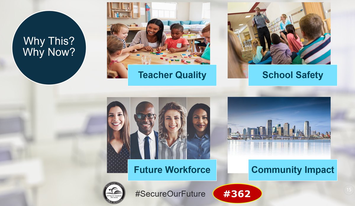 We are only going to use the funds from this referendum for two purposes - teacher compensation and additional school safety personnel. #SecureOurFuture