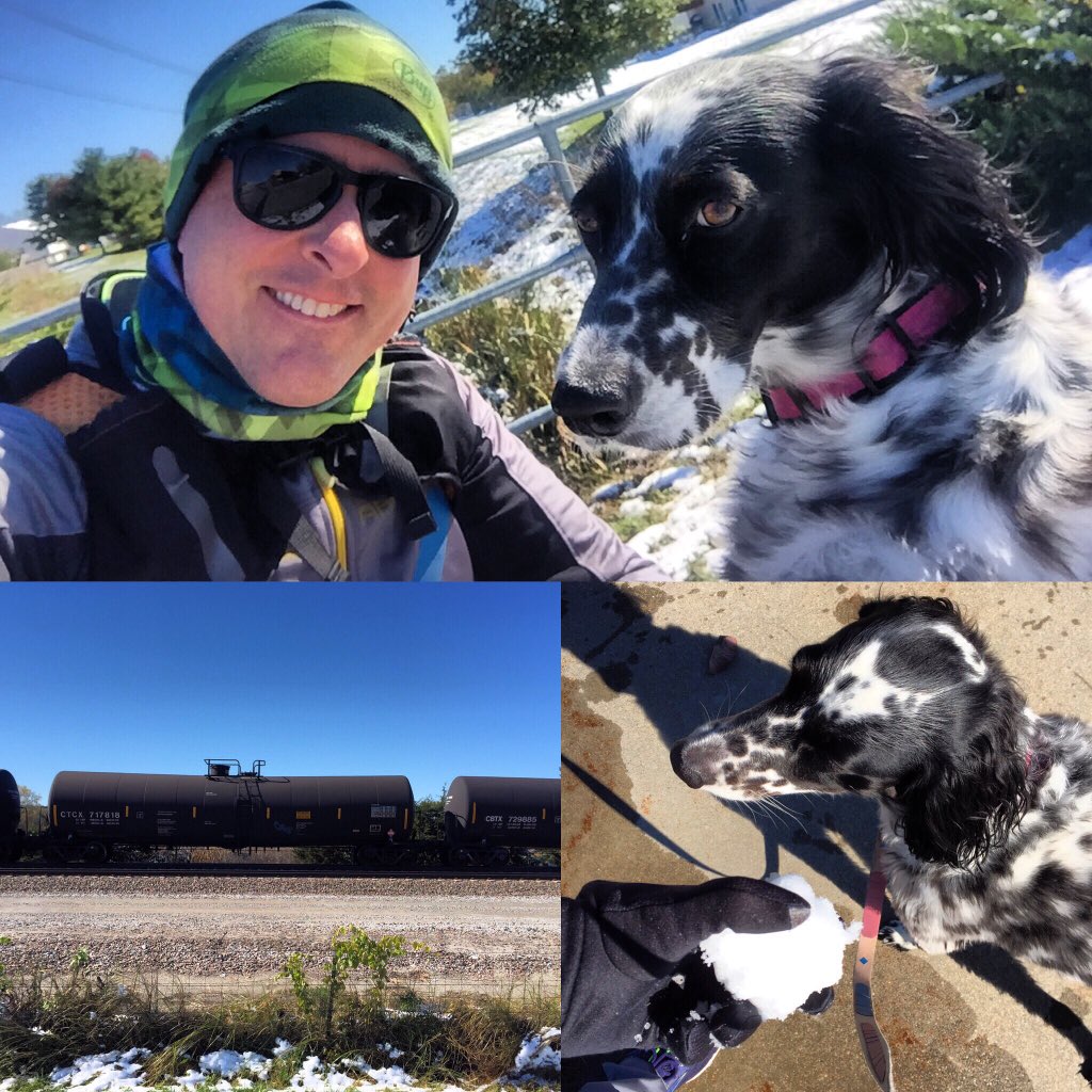 jeremypmurphy's tweet photo. Training🚂🚊🚞 in the melting snow❄️we ran an aerobic 3.2 pleasantly thawing @CharityMiles for @TeamRWB on RSD 1792. Thanks @Westin for sponsoring us. 🙏🏼#bibchat #runtheyear2018 #snowtraining #runeveryday https://t.co/uECZ9xEMuD