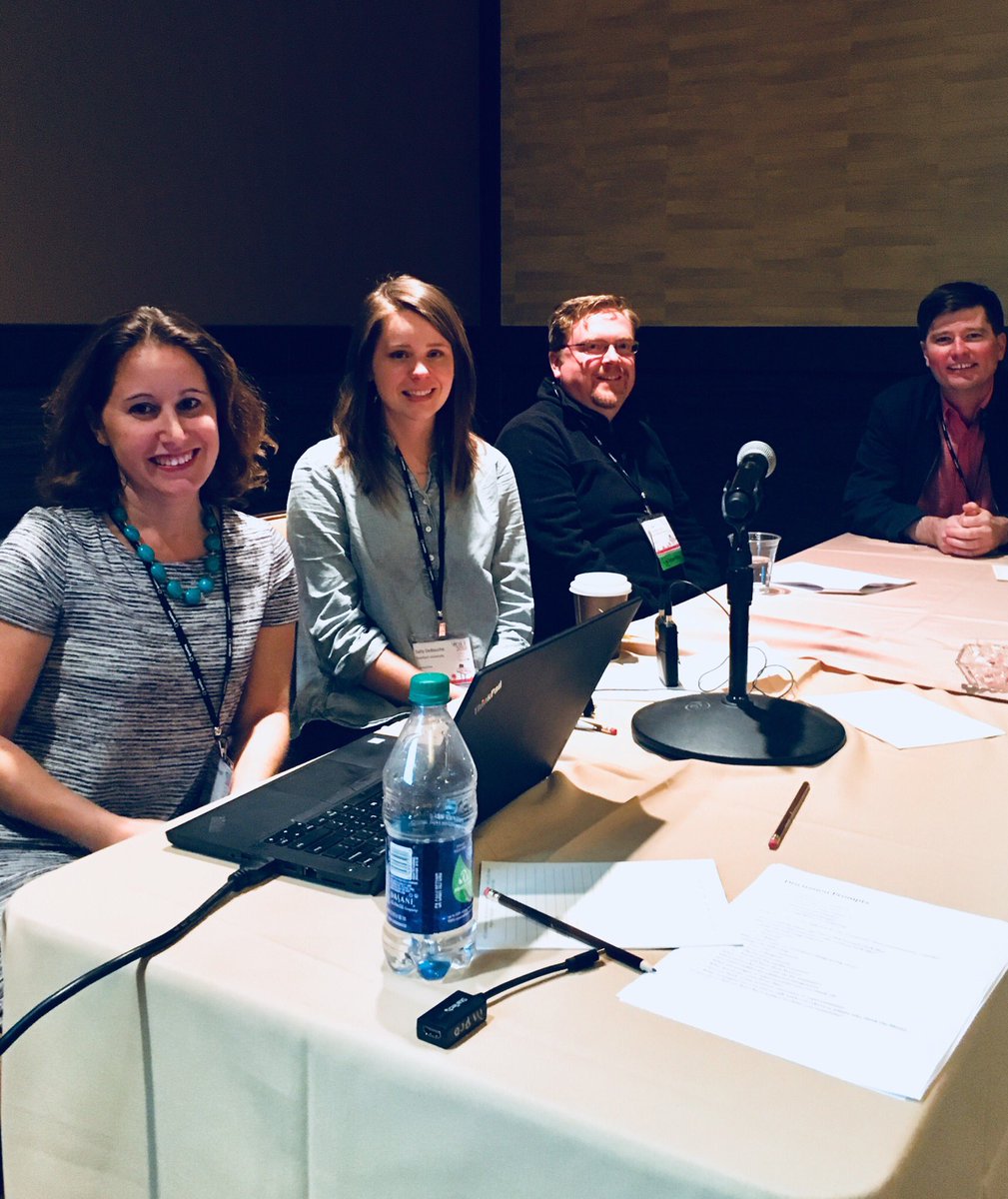 Educopia's tweet photo. We’re so grateful to these #OSSArcFlow partners who made the trek to #DLFforum to share their #DigiPres hearts and souls with us! https://t.co/ULSe4TczmA