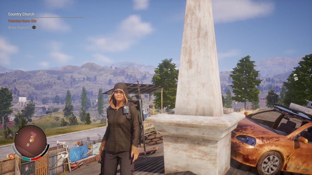 MonPrinCyclope's tweet photo. @adamxantium1 @BrantFitzgerald @StateOfDecay @Rangutang @undeadlabs @PhDPeddler @Xbox @MSStudiosBlog @aarongreenberg @Dougblot @DMC_Ryan @onlyalishak @nymgamer @JamieMoranUK @Yeluis_01 @XboxFR I used @BitterMercy character to park the Survey car on the roof of the country church...lol
#SoDLegend
#CarFather
#RoofMaster
#MonPrinceAlreadyToldYallHeWasTheLegend https://t.co/04ifzzy264