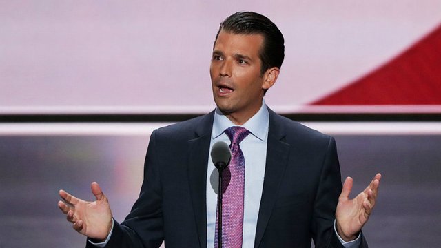 thehill's tweet photo. Trump Jr. blasts Beto O’Rourke: "Irish guy pretending to be Hispanic" https://t.co/JSvAHjZOoS https://t.co/ePdBkjWXL4
