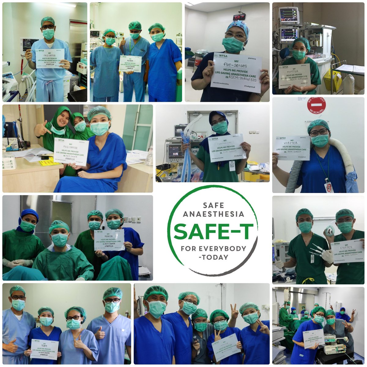 fdkumala's tweet photo. Let's join Safe Anaesthesia For Everybody Today (#SAFET) Campaign on #WorldAnaesthesiaDay 2018

Let’s raise the awareness!
Safe Anaesthesia Saves Lives

#TheRightStuff
#WorldRestartAHeart
#WAD2018_fkuirscm
#RSCM #Indonesia
@wfsaorg @WHO @AAGBI https://t.co/Q9OSUr9ysJ