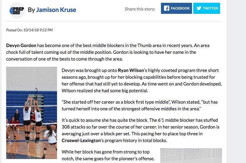 CLVB18's tweet photo. Awesome article out about @DevynGordon3013 on prepdig 💙🏐‼️ https://t.co/N4Og6HGiO8
