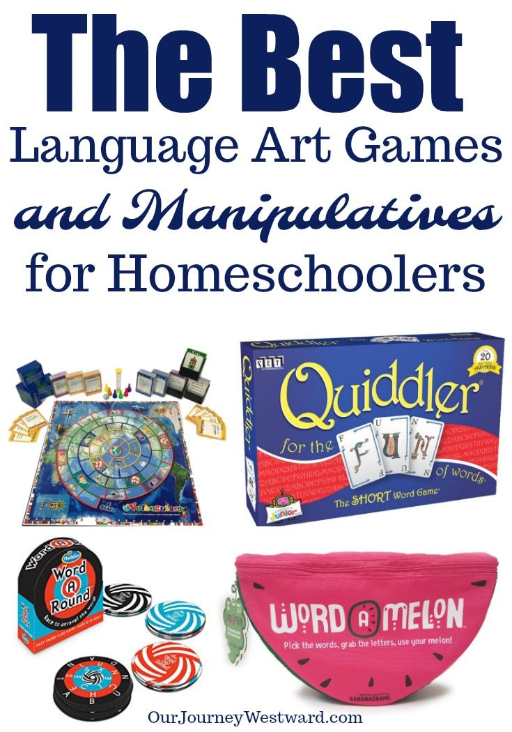 Practice language arts skills with in your homeschool with these fun games! buff.ly/2CktyDu #gameschooling #homeschool #languagearts #ihsnet