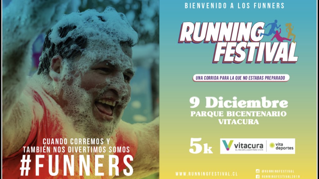 PDemariaL's tweet image. Esta es la corrida que hacia falta en Chile @runningfestiva1 Bienvenidos los #funners