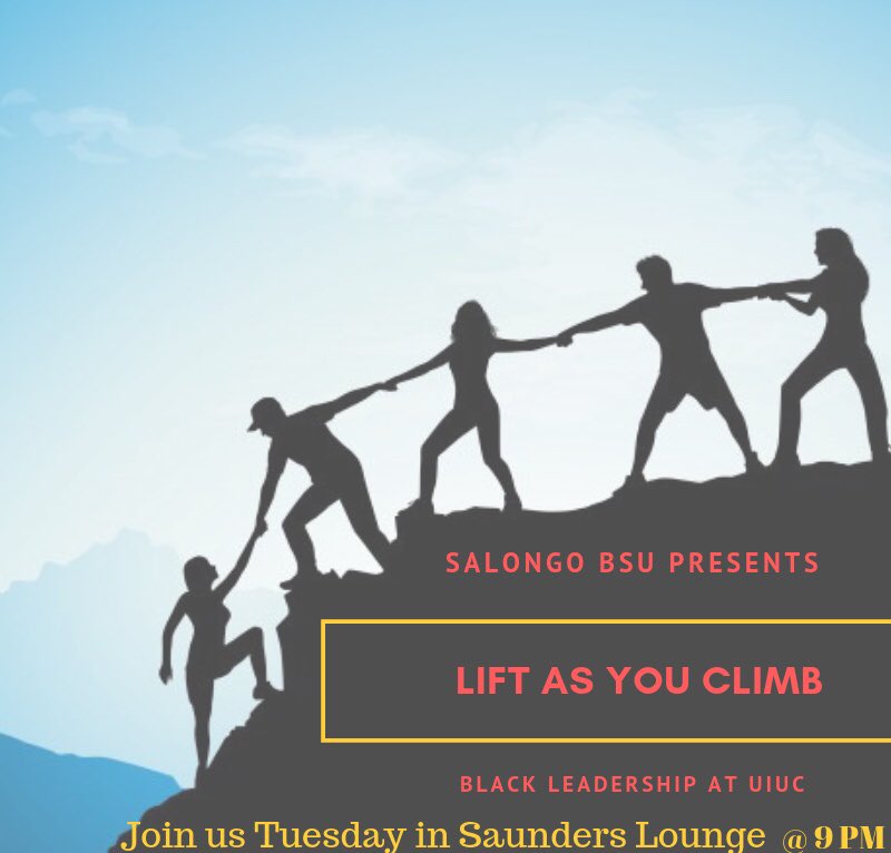 SalongoBSU's tweet photo. Join us tomorrow as we discuss the importance of Black leadership, representation and accountability at UIUC. #BlackUIUC #SalongoBSU #SalongoStrong https://t.co/bAehuUJZ8W