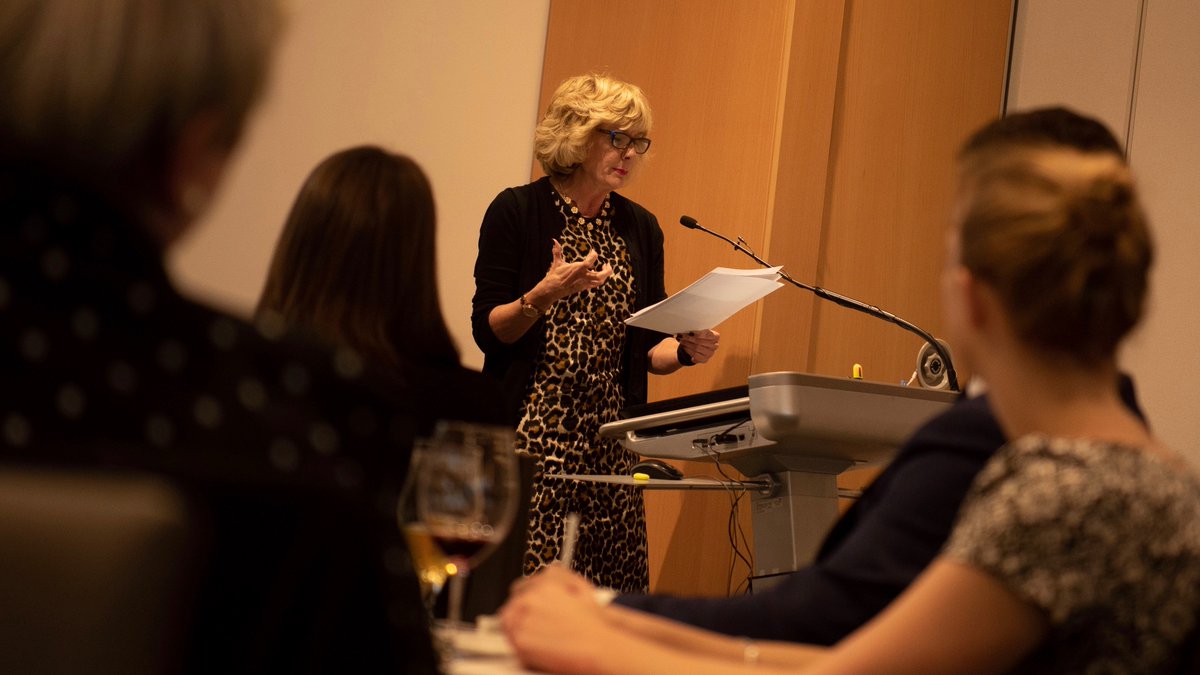 CentennialEDU's tweet photo. It's no wonder David Sloan is struck by @AnnBuller's passion for #CentennialCollege. "Our focus on #leadership," she says, "reflects who we are, where we came from, and where we'll go from here." #CCSLALaunch #CCSLA https://t.co/hSbPPts9zn