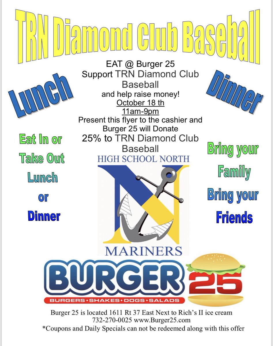 TRNDiamondClub's tweet photo. Come out and support The TRN Baseball Team on Thursday https://t.co/Oa0tYHw8xv