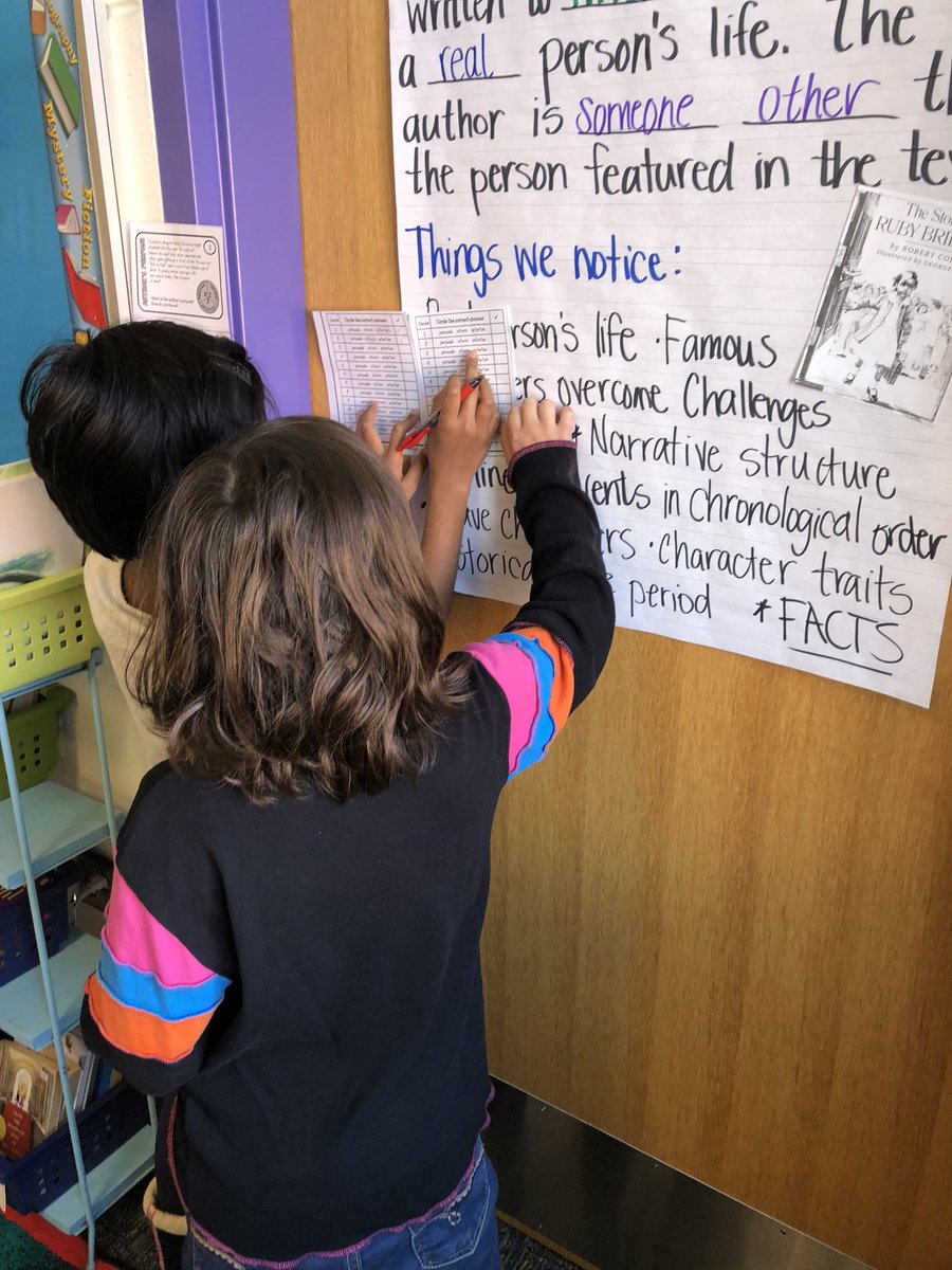 jenhuegel1's tweet photo. 3rd graders using task cards to determine author’s purpose #VanAllenPride https://t.co/IJCBdH9HYi