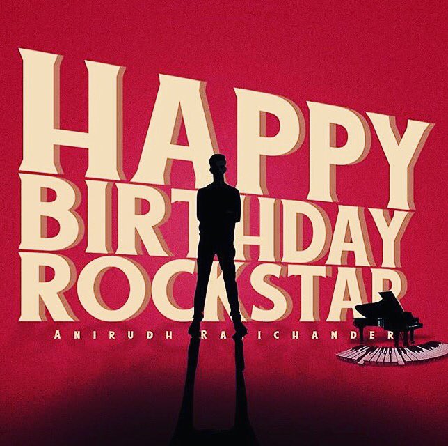 #HBDMusicalSensationAnirudh