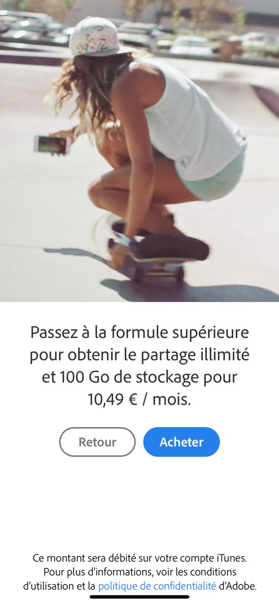 LaurentClause's tweet photo. Spotify, Netflix, iCloud, Dropbox, Office 365, Adobe CC... Et maintenant #adoberush qui réclame son abonnement ! Choisis ton camp : #digitalhomeless or #digitalpayer. https://t.co/C1NWbmYuAs