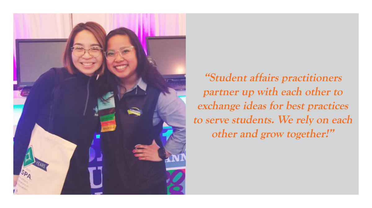 julianJsteele's tweet image. &quot;Growing together&quot; - @Shishei_T and @_clarissamae on &quot;How do student affairs practitioners create positive impact in communities beyond campus?&quot; #CSAM18 @NASPAtweets @lewisandclark #SAgrad