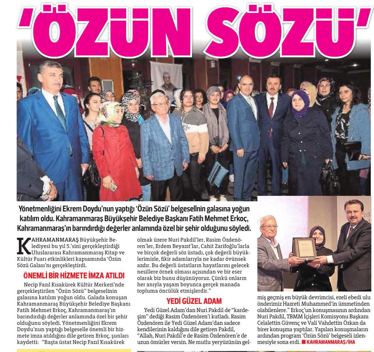 buyuksehirkm's tweet photo. 16.10.2018 Salı / ULUSAL BASINDA HABERLERİMİZ 📰

🗞️ "Özün Sözü" - @Hurriyet 
🗞️ Kitap Fuarına 87 Bin Kişi Ziyaret Etti - @Sabah https://t.co/JzdBbd2OI3