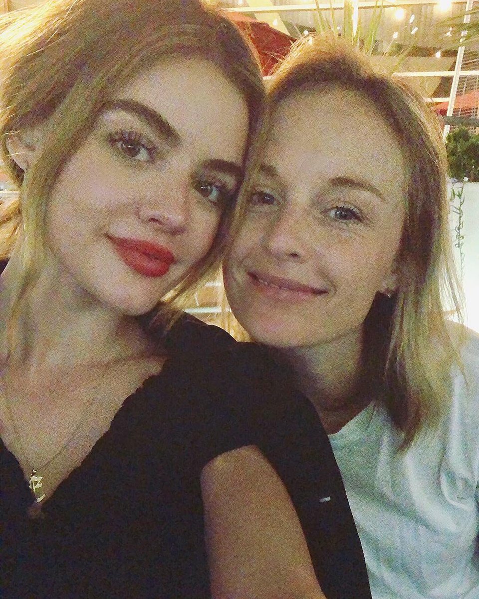 Lucy Hale on Twitter "low quality photo for a high quality sister 🤳🏻👭…
