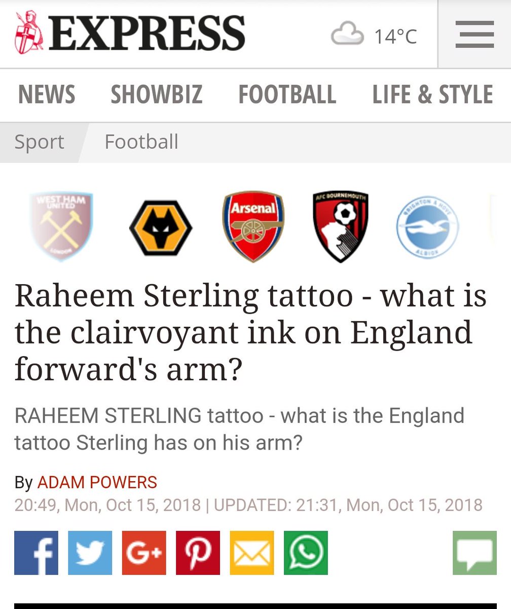 danielstorey85's tweet photo. Monday, 8.23pm - Sterling scores his second goal against Spain.

Monday, 8.49pm - This is published as a 'football' story. 

Something is broken. https://t.co/OVYHfEYFUA