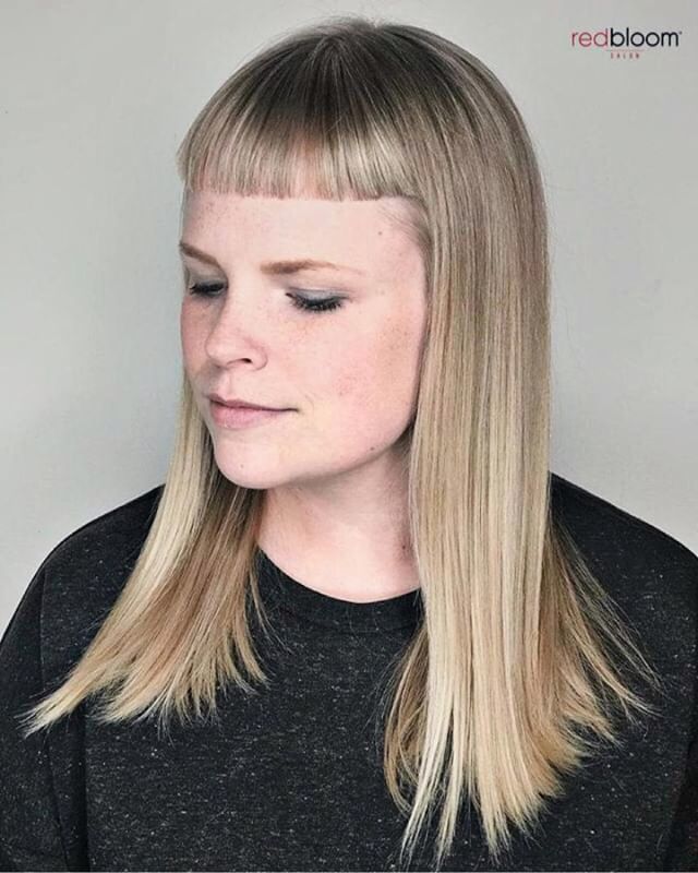 Redbloom Salon On Twitter Back To Blonde And A Baby Fringe For