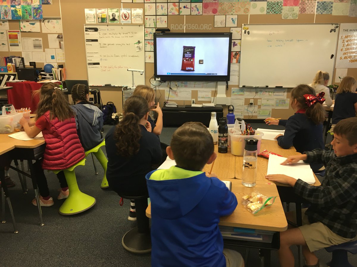 ClassroomD4's tweet photo. The rich mathematical conversations the @gfletchy #3ActLessons elicit are great. Thanks for putting these together and keeping them #free https://t.co/zA0bXJ5e4C https://t.co/M1becyPXMN