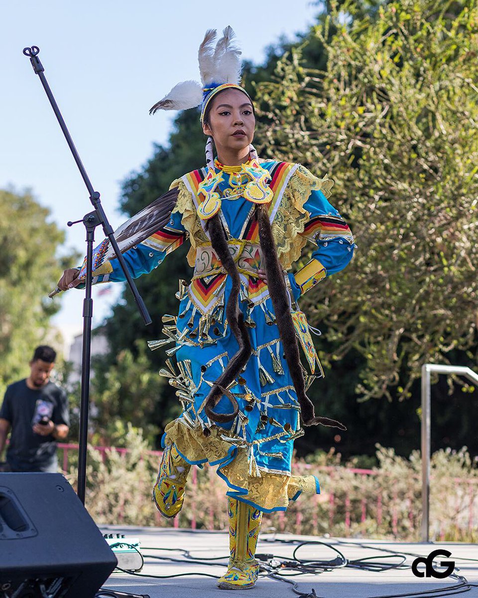 andersongouldjr's tweet photo. Last Monday in DTLA #nativestateofmind @TheRealPJVegas put on an amazing set with @IndigenousE15 and @stormieperdash at The Inaugural #indigenouspeoplesday in Los Angeles. Great performance ✨👏🏽✨You all killed it! https://t.co/LNwVzt0WCu