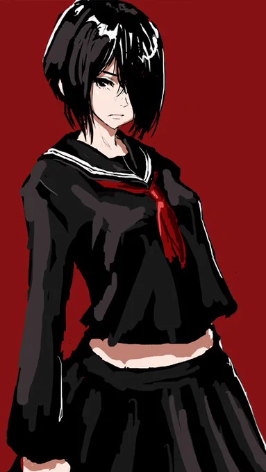 ざっくりと描いた落書き。 