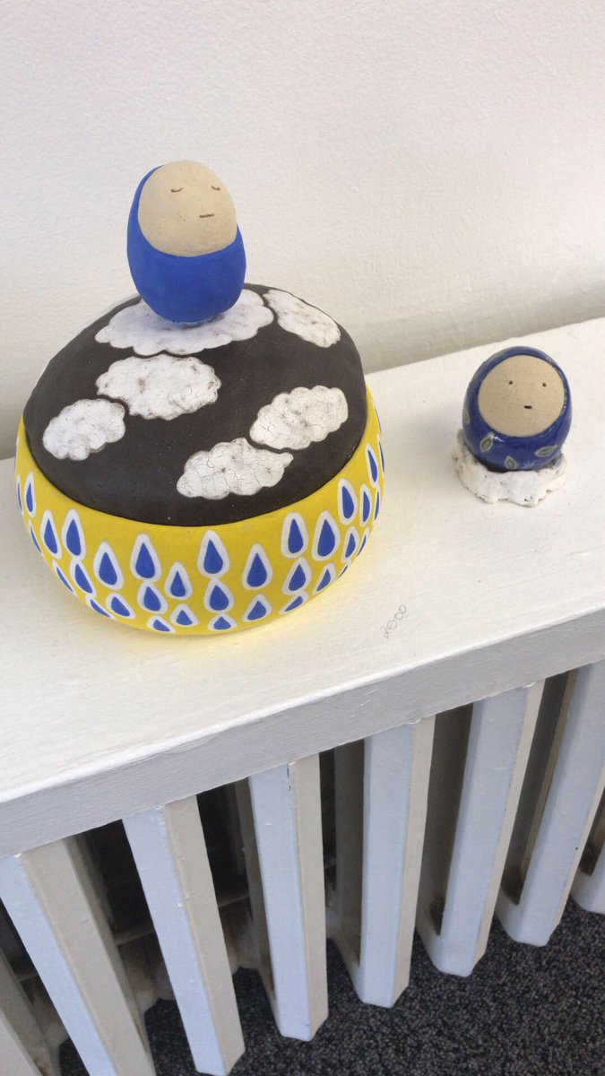 AdahRoseBitterb's tweet photo. It’s my fate to live this year #zen #urn #cookie jar marvelous #ceramics #sculpture #akemimaegawa #Enchanted https://t.co/m4JeLCRm4u