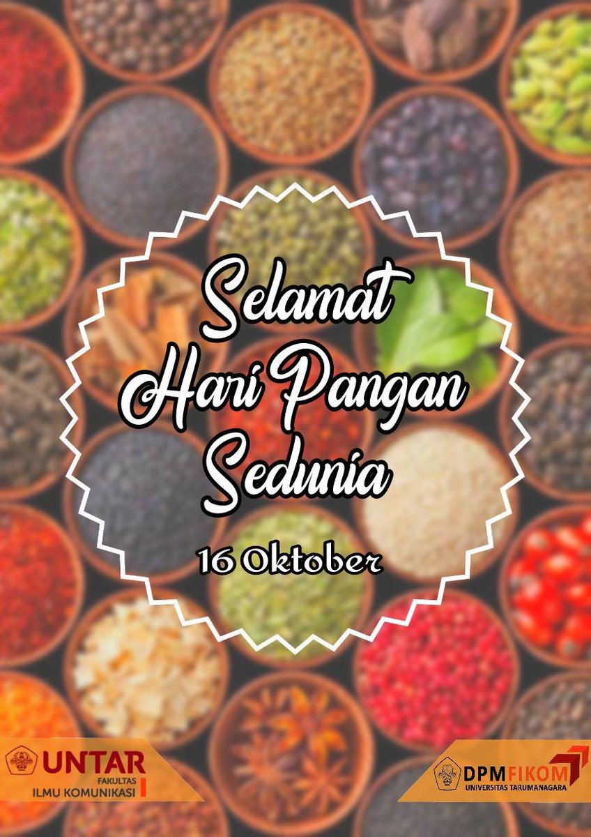 Mari berbagi makanan dengan sesama 

16 Oktober , Mari kita memperingati Hari Pangan Sedunia.