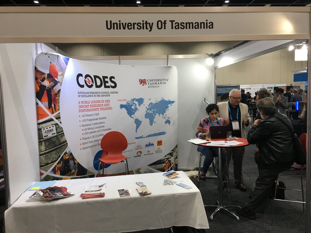 Cooke_TMVC's tweet photo. Please come and visit the CODES and TMVC booth at the Australian Geoscience Council Convention in Adelaide this week! #TMVC #CODES #AGCC https://t.co/BXpTFNteM0