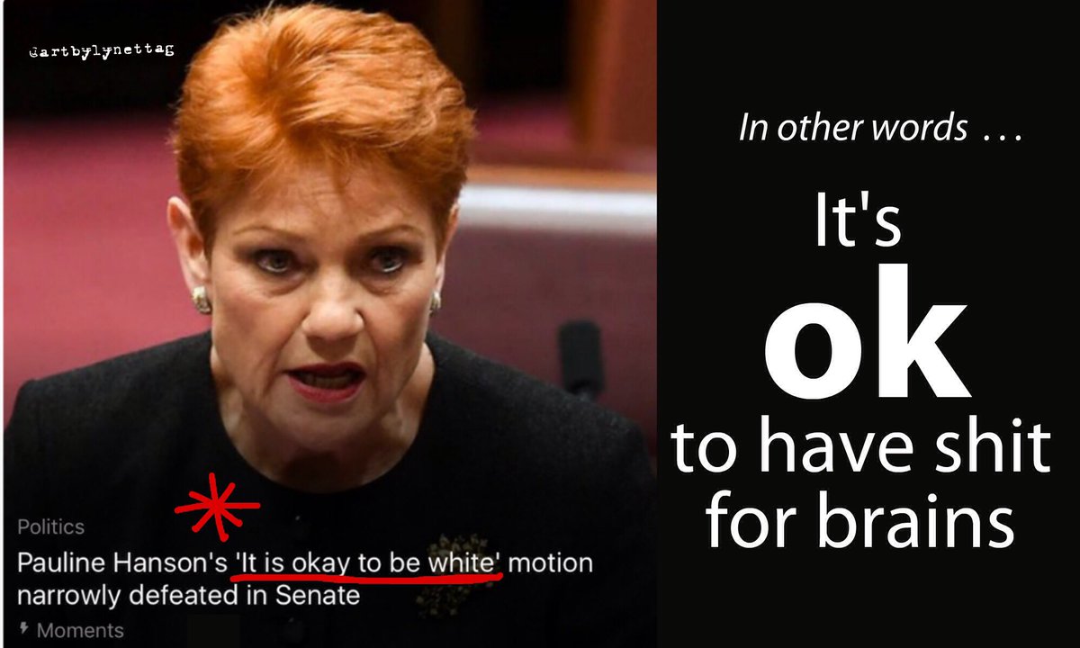 Loud_Lass's tweet photo. #OneIdiot #Onecon #auspol https://t.co/hphZsEhR3t