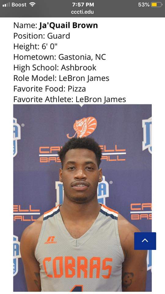 cskybball's tweet photo. @JaquailBrown  first generation Carolina Sky doing his thing. Keep Grinding https://t.co/oDqucp2d7m