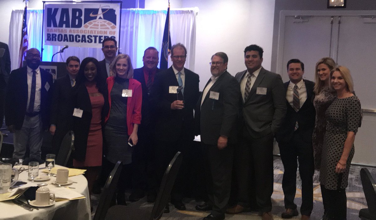 LNLShawn's tweet photo. .@wibw Station of the Year! What an amazing team on people. #KAB2018 https://t.co/5TWTxahpXz