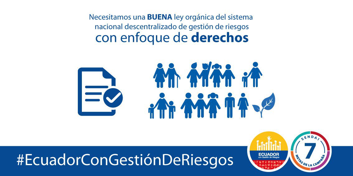 felipebazanm's tweet photo. #EcuadorConGestiónDeRiesgos 🇪🇨 agrupa a gestores de riesgos de todo el país. Queremos aportar en la construcción de una ley que fortalezca la institucionalidad y por un #EcuadorSinPérdidasPorDesastres #DIRD2018 @ElizCabezas @Lenin @AsambleaEcuador @esthercuestasan https://t.co/i9DQNDlRS8