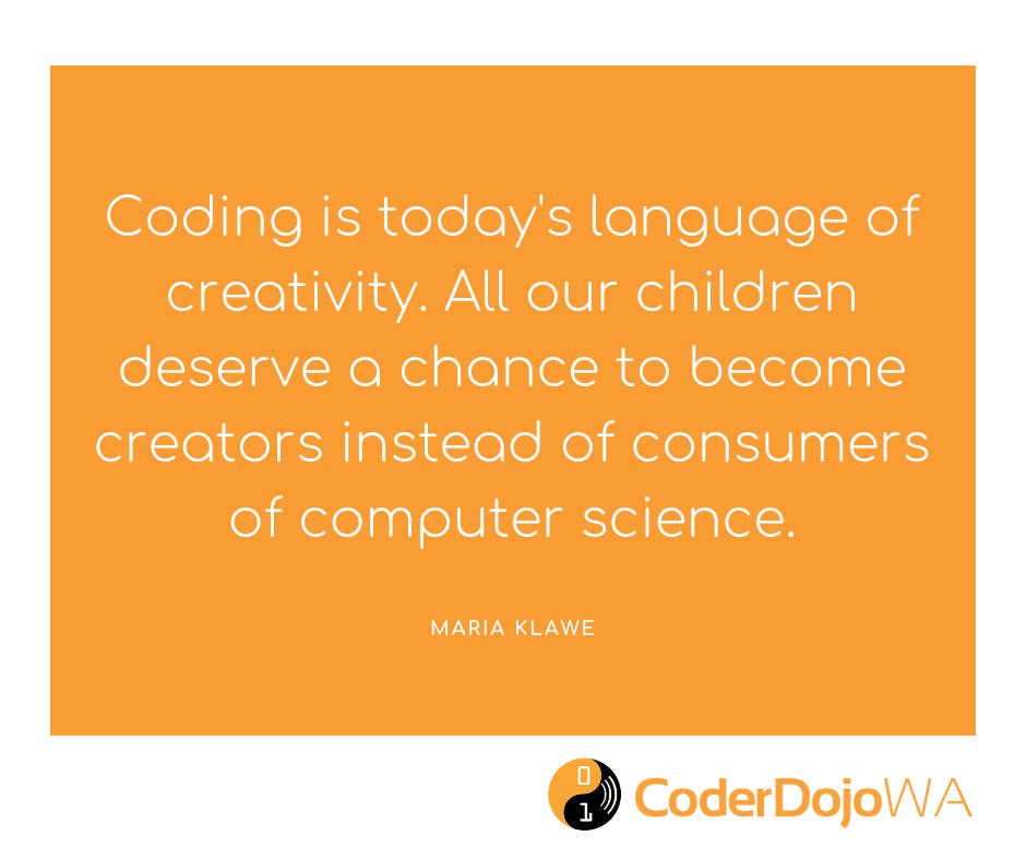 CoderDojoWA's tweet image. #createwithcode
