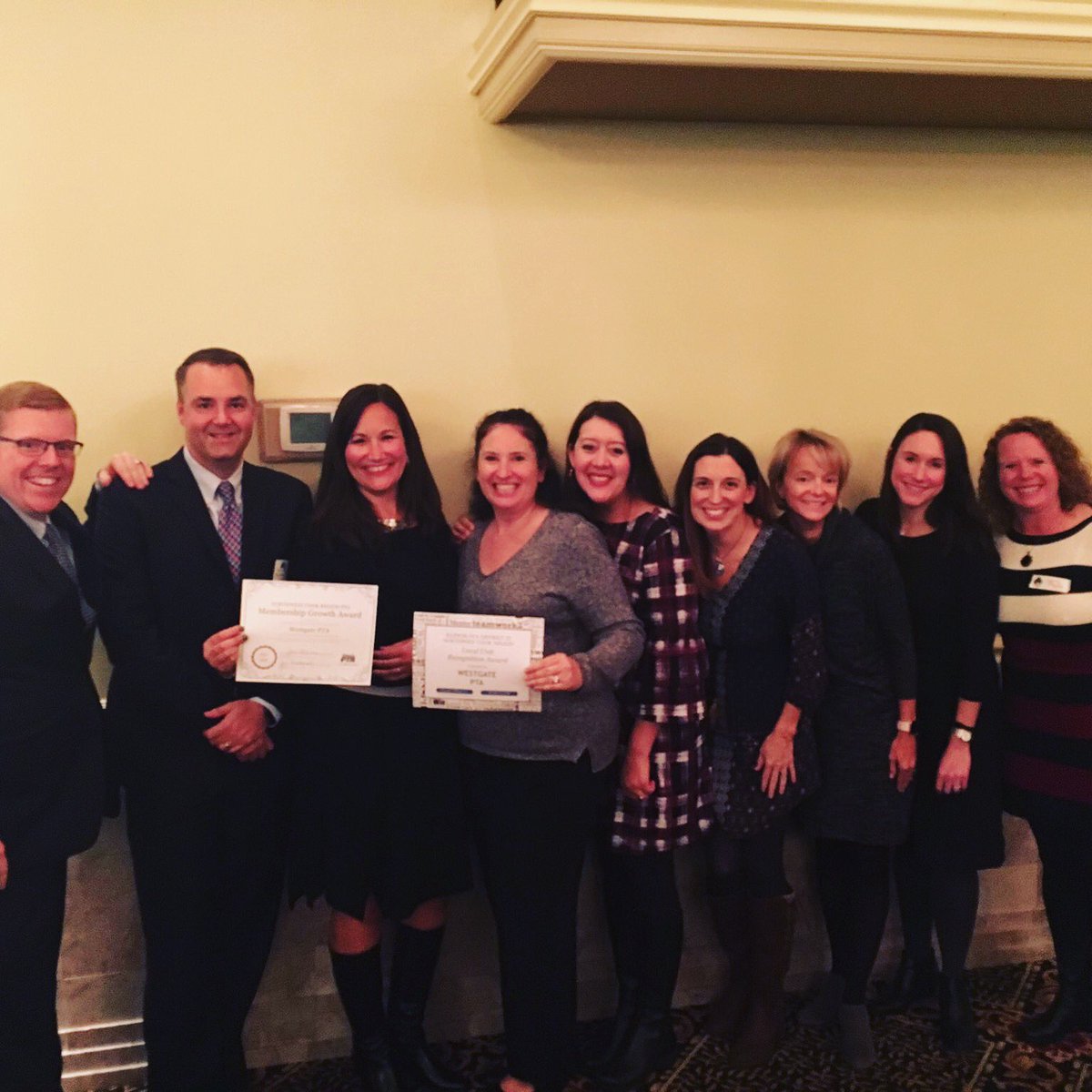 Fun night with great people at the Northwest Cook Regional PTA Awards Dinner!