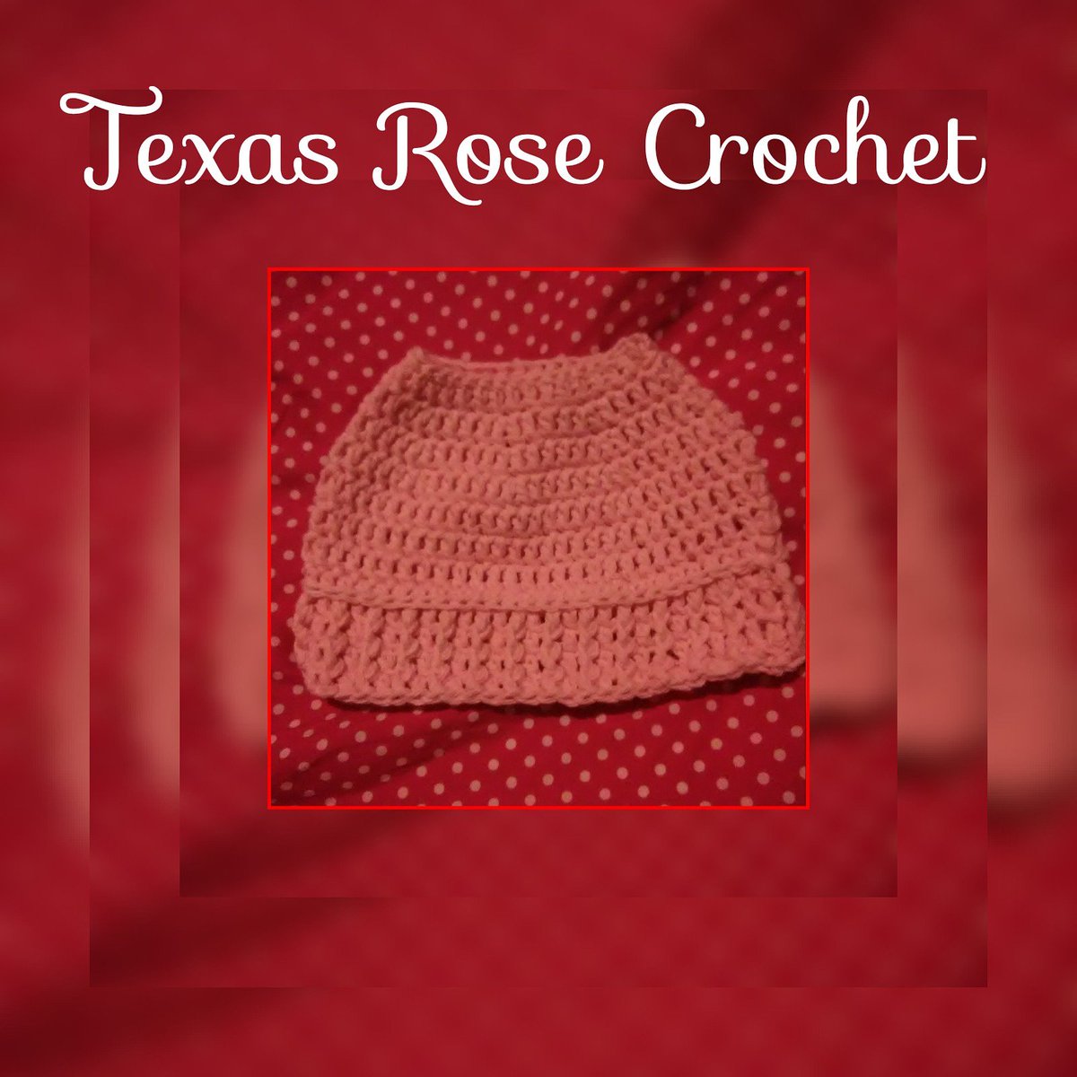 TexasRoseCroche's tweet photo. Messy bun hat/beanie
100% cotton Pink 
#handmade #crochet #BreastCancerAwareness #pink #messybun #beanie #hat #winter #girlsfasion #womensfashion #cottonyarn #yarn #crocheter #TexasRoseCrochet https://t.co/ZN6TiZ56Js
