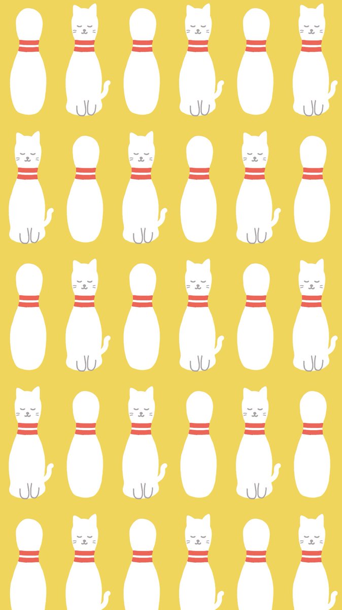 no humans white cat cat simple background yellow background animal focus too many  illustration images