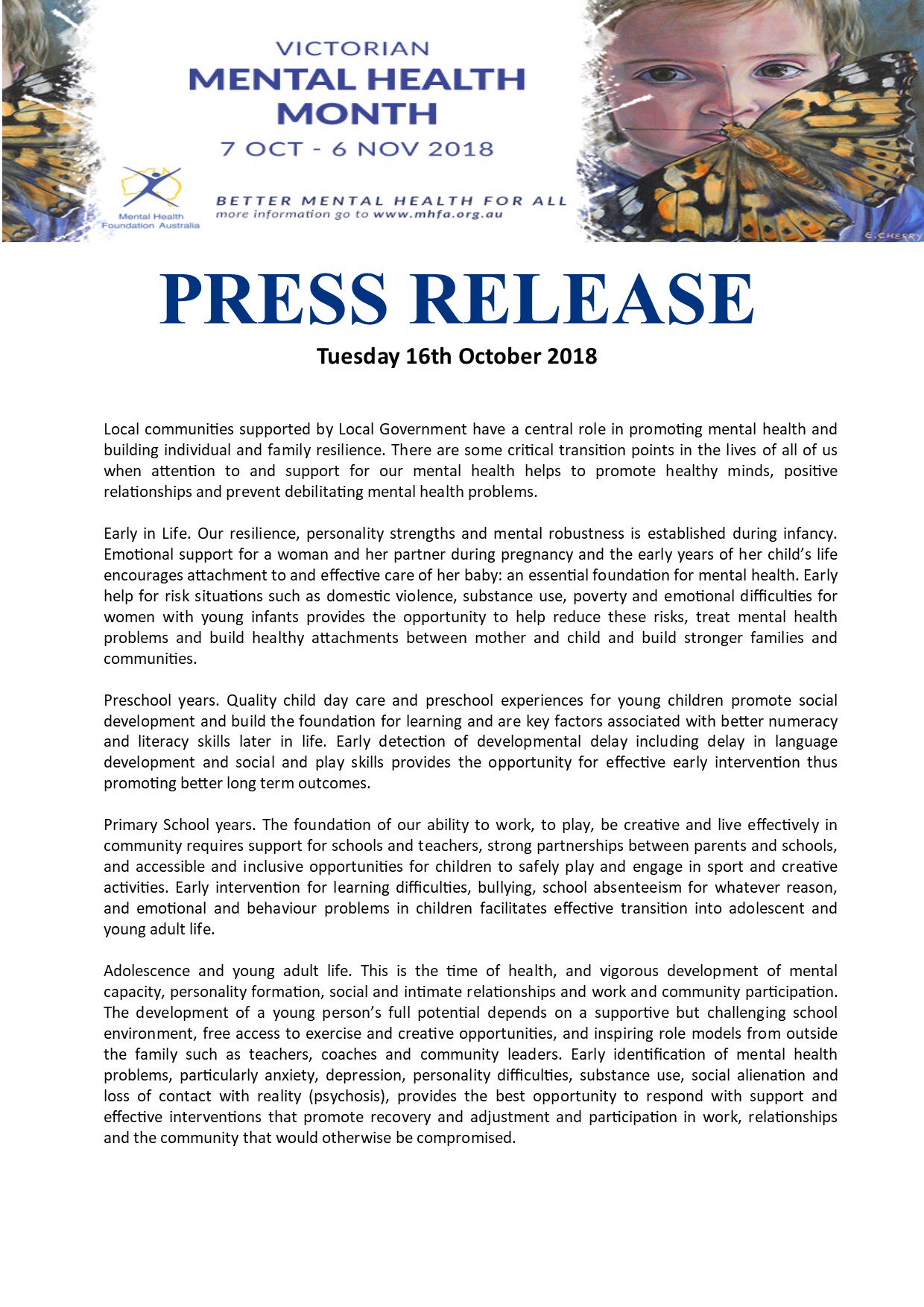 Mental Health Foundation Australia on Twitter "Victorian Mental Health