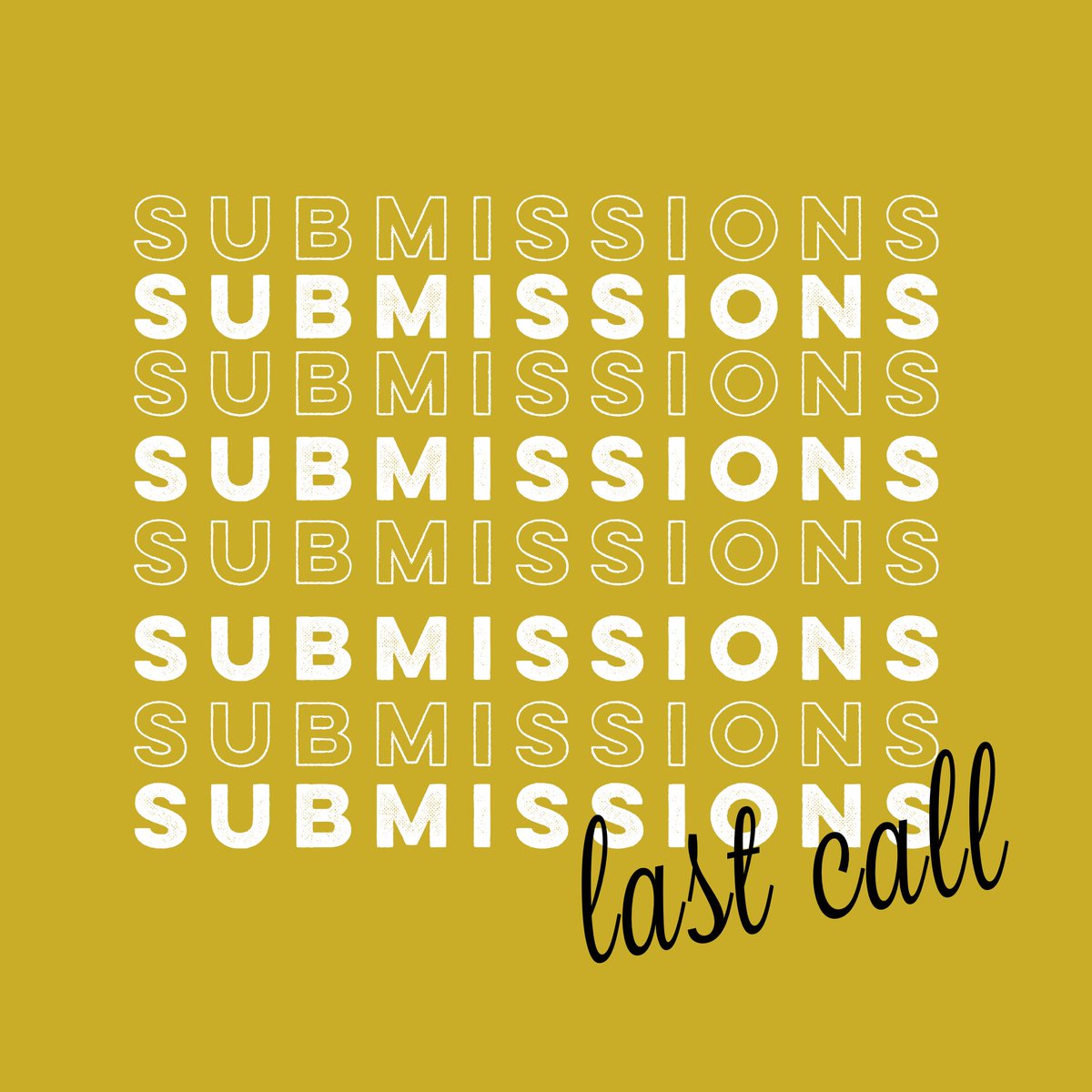 LAST CALL FOR SUBMISSIONS!!! You can still submit after today but it is likely that your work will not make the cut for the next issue #dusktodawn